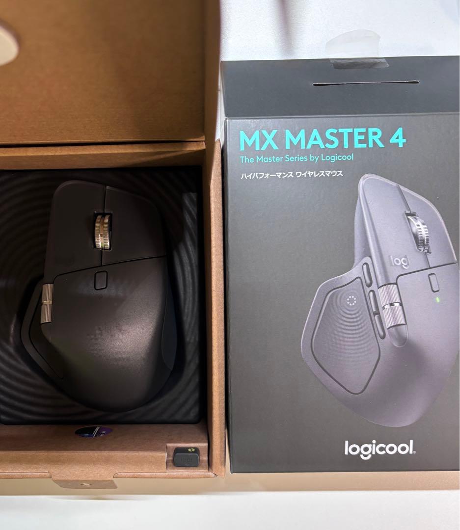 マウス・トラックボール logicool mx master 4 logi bolt Logitech MX Master 4 Wireless Mouse - 8000 DPI Sensor, Multi