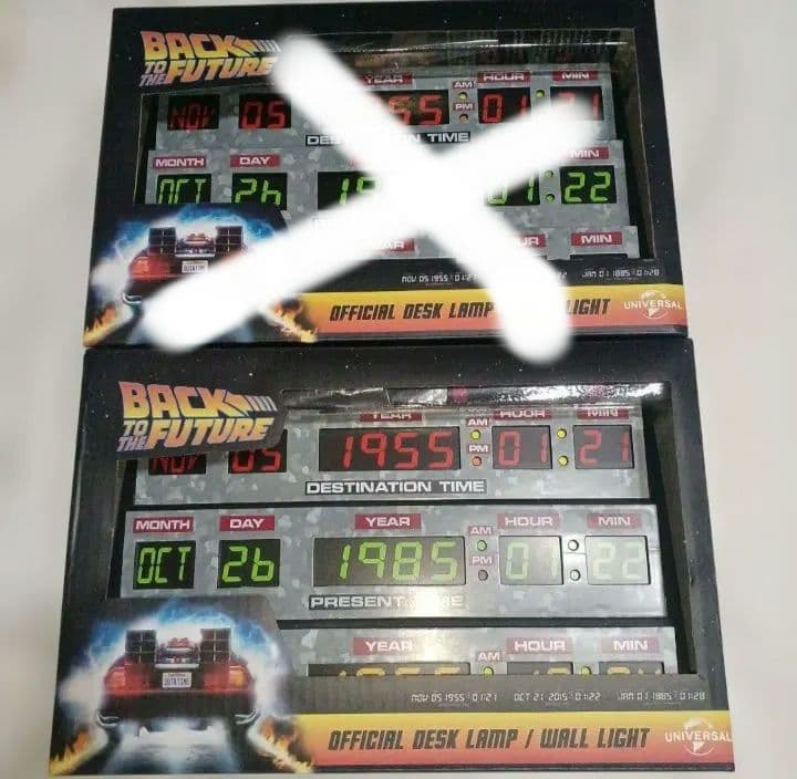 バックトゥザフューチャー LEDライト 公式 タイムサーキット 2個 バックトゥザフューチャー LEDライト 公式ライセンス品 タイム