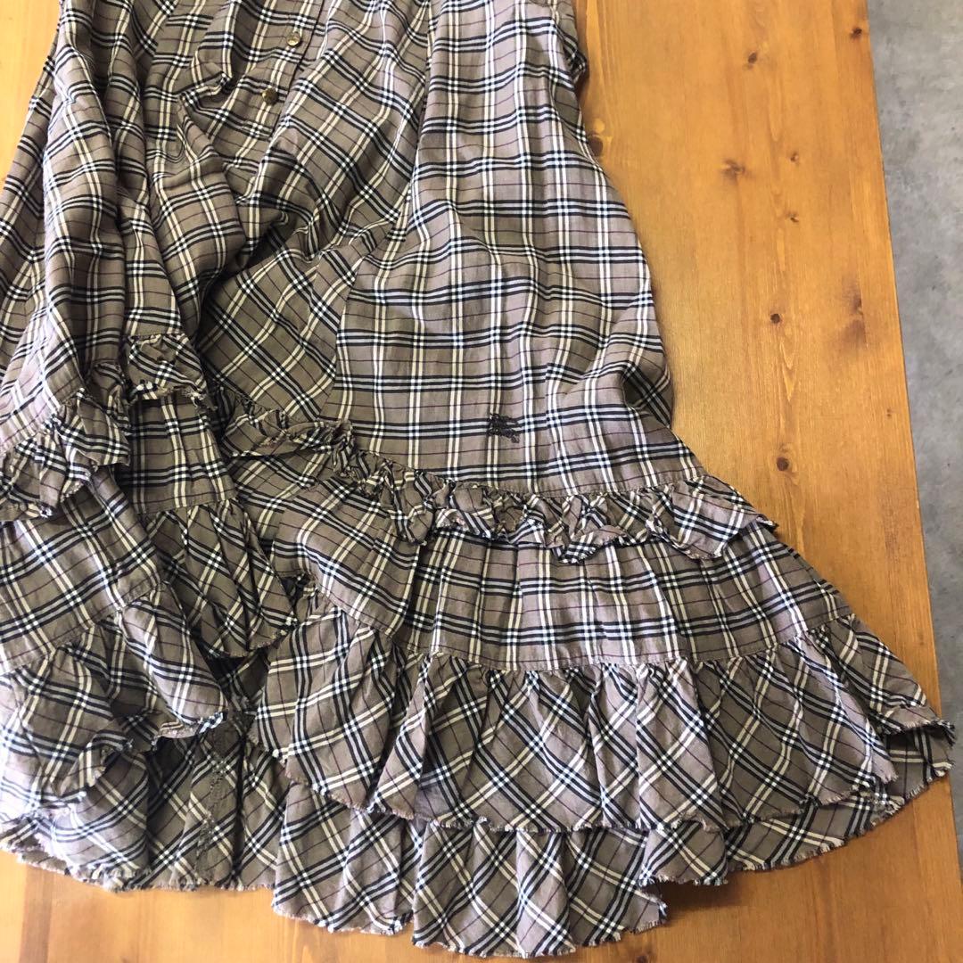 BURBERRY LONDON チェック柄 ノースリーブワンピース - メルカリ