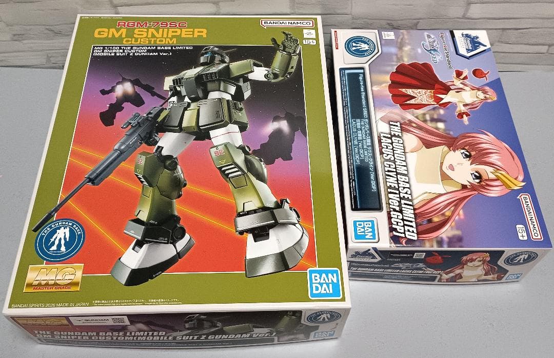 MG ジムスナイパーカスタム ラクスクライン セット MG 1/100 ジム・スナイパーカスタム & SEEDラクス・クライン セット