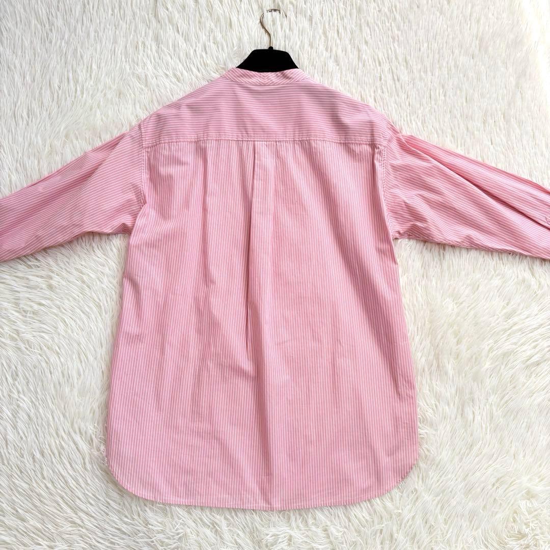23区 CANCLINI バンドカラーシャツ 2024SS ピンク 新品 M - メルカリ