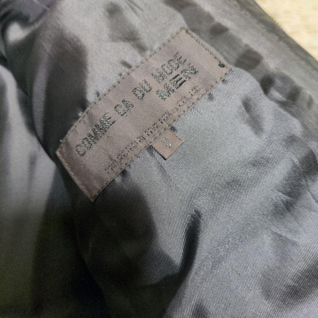 コムサデモードメン 馬革 ヌプシ 肉厚 ダウンジャケット 黒 ホース