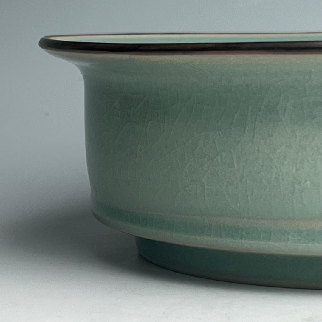 龍泉窯 青磁折沿洗 唐物 中国古玩 中国美術 A953 - メルカリ