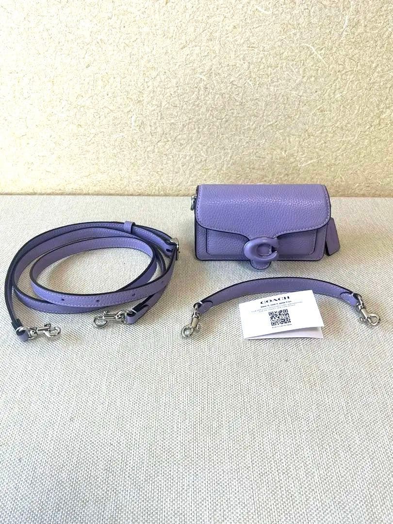 新品未使用】COACH タビー12 ミニショルダーバッグ パープル 紫 - メルカリ