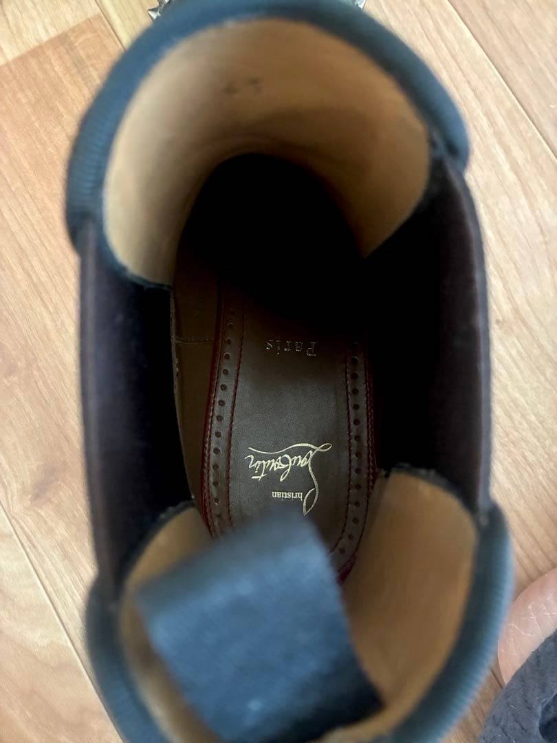 数回着用のみ 美品 Christian Louboutin チェルシーブーツ - メルカリ
