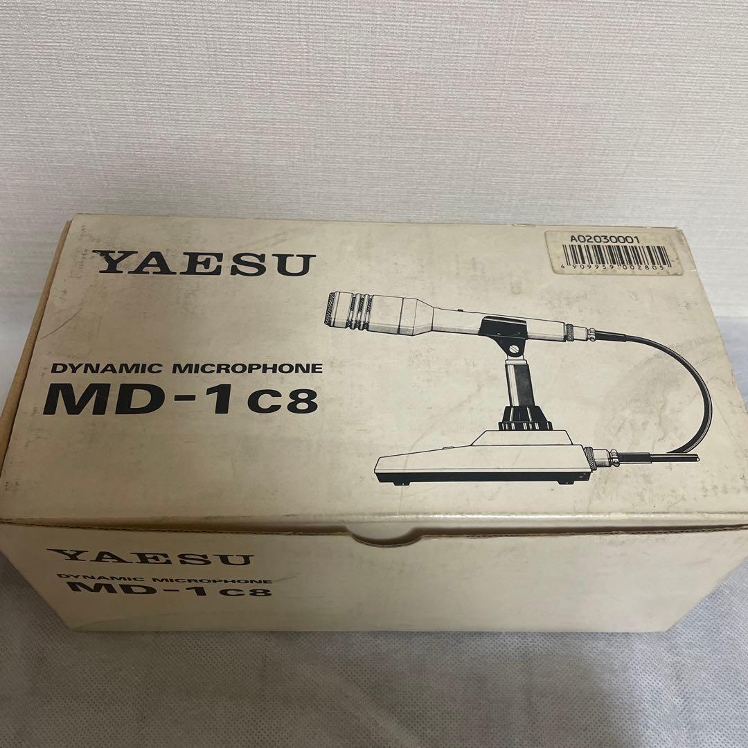 新品⭐︎ヤエス　YAESU MD-1 c8 Yaesu MD-1 C8 Vintage Ham Radio 8-Pin Desk Microphone (UNTESTED
