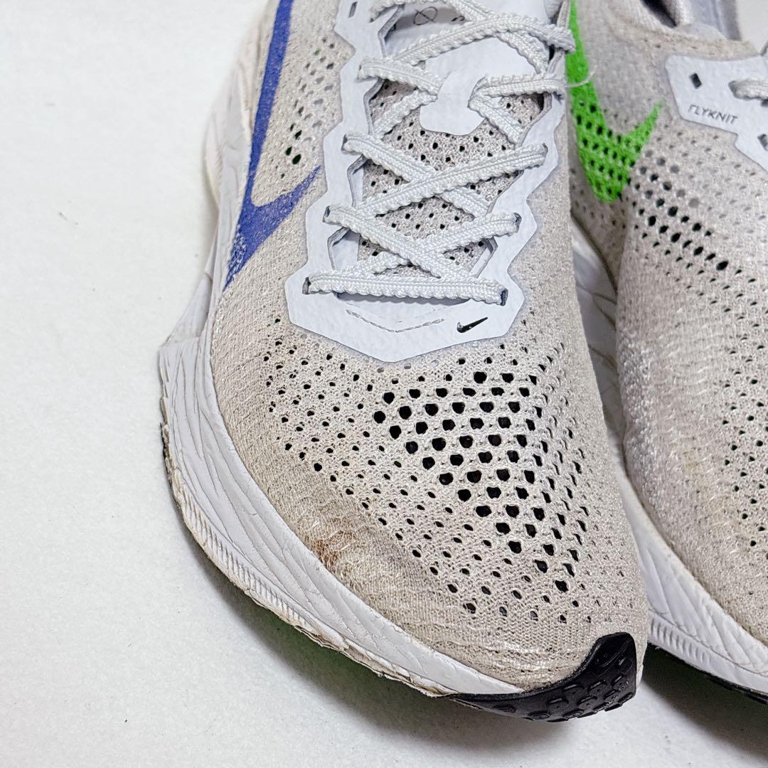 NIKE ヴェイパーフライ3 26cm ホワイト ブルー - メルカリ