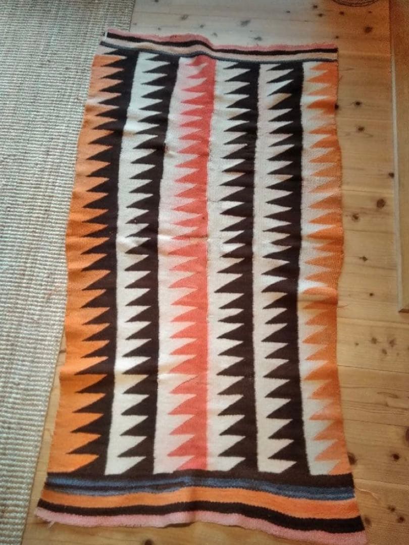 navajo rug vintage ナバホ ラグ 1970〜80年代 Navajo Rug ナバホラグ 64×100 - PHILLIP66