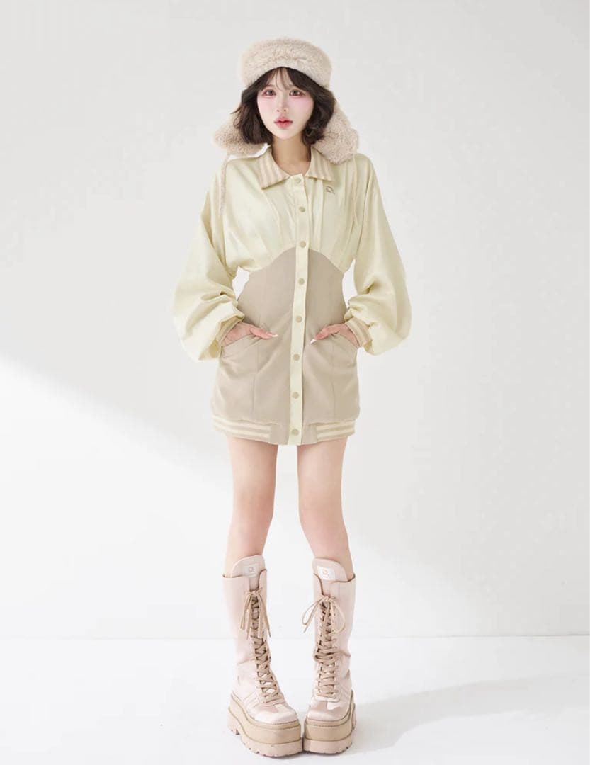 最終値下げ❣️】新品タグ付きDarich ドルマンスリムスカジャンミニ