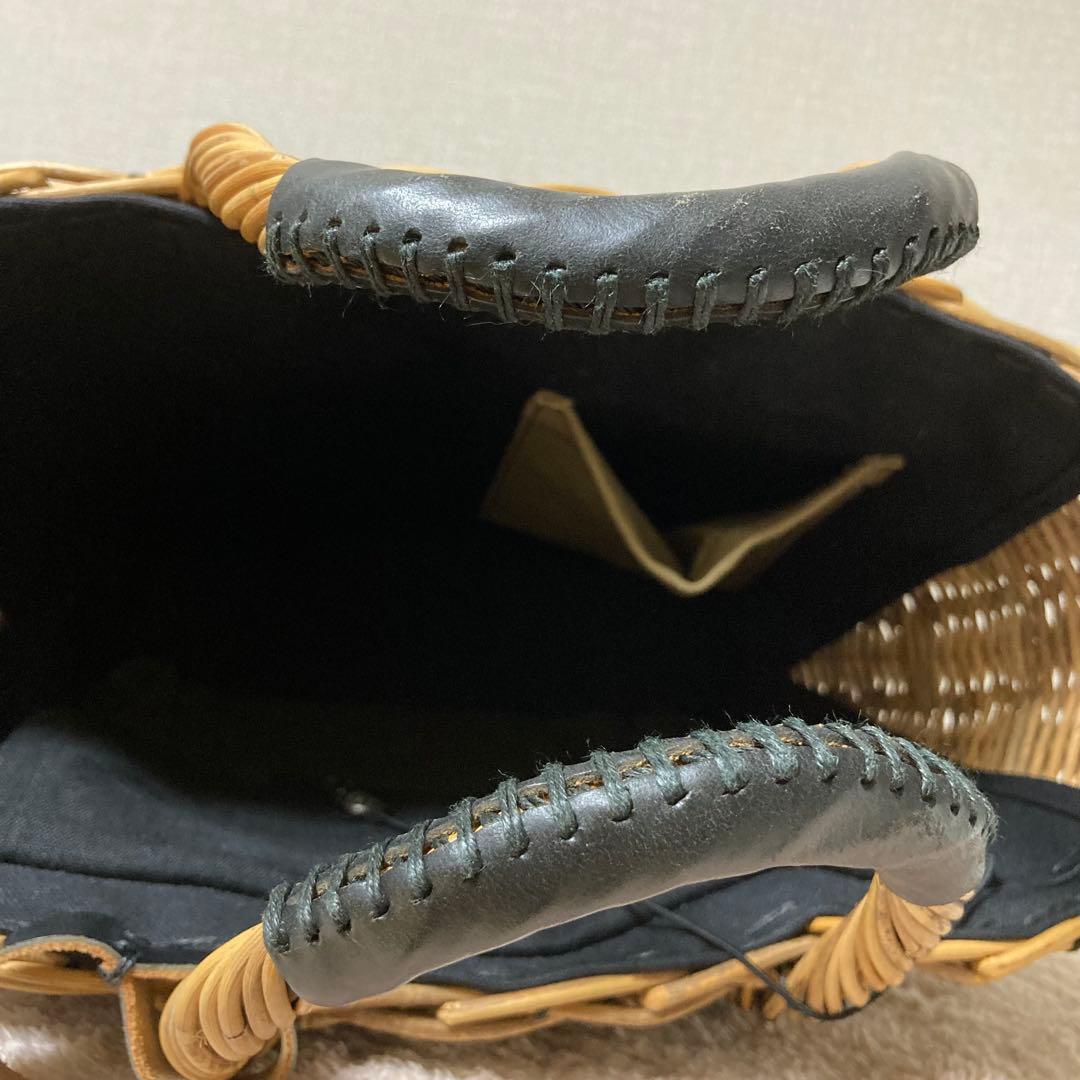 最終値下げ][極美品] エバゴス かごバッグ 完売品 ラビットファー