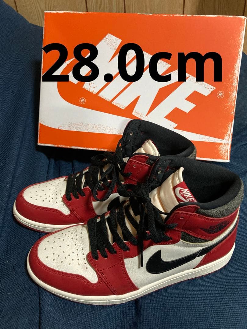 シューズ(男性用) Nike Air Jordan 1 Lost & Found Chicago Men's Nike Air Jordan Retro 1 High OG 'Chicago Lost & Found