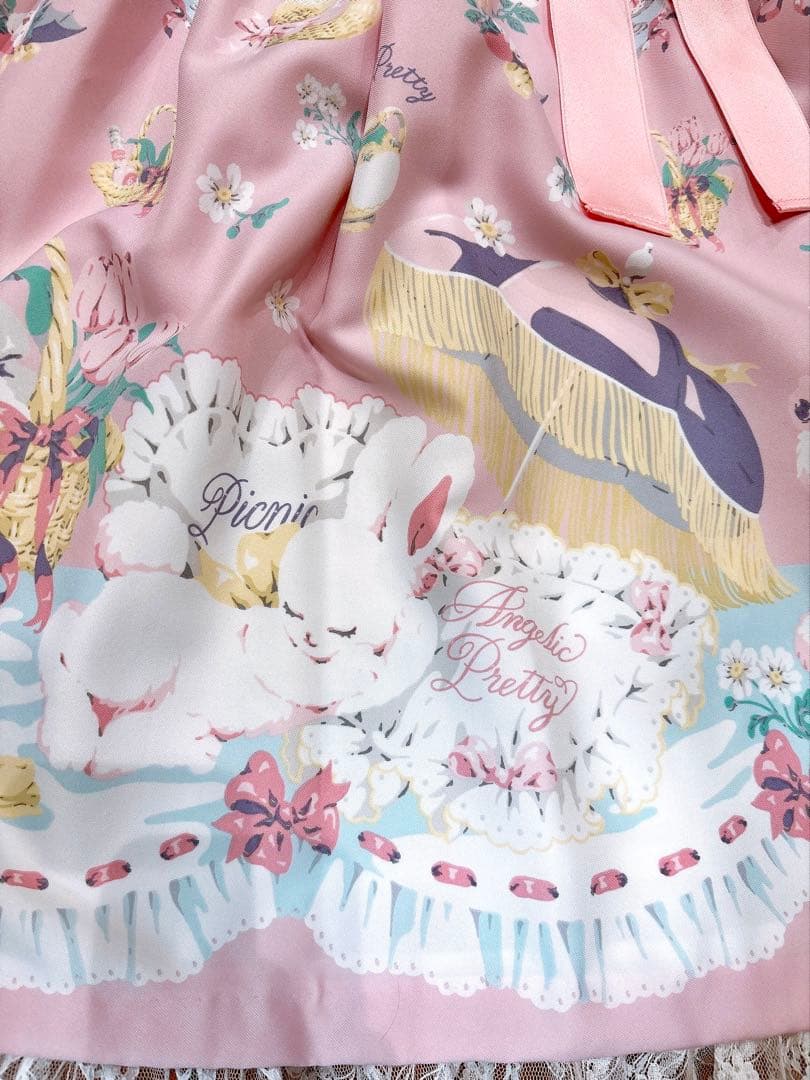 angelic pretty うさぎのpicnic party OP+KC