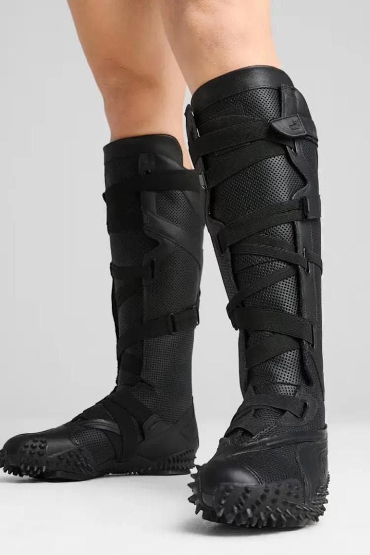 プーマ モストロ ブーツ レザー 24.5ｃｍ ブラック MOSTRO BOOT