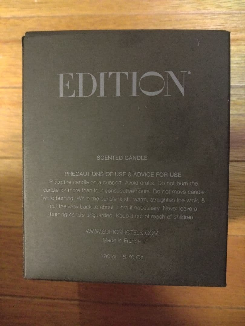 新品未使用】東京エディション虎ノ門 Le Laboコラボ アロマキャンドル