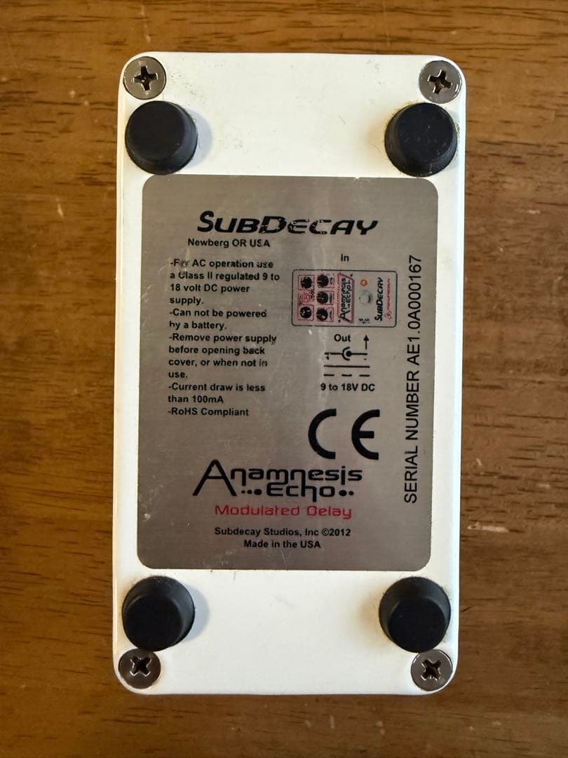 SubDecay Anamnesis Echo モジュレーテッドディレイ ディレイの検索