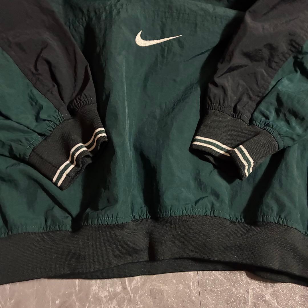 90s NIKE ナイロンプルオーバー スウォッシュ刺繍ロゴ XXL - メルカリ