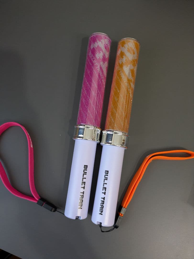 real? 超特急ペンライト オレンジ・ピンク(ハル・8号車) - メルカリ