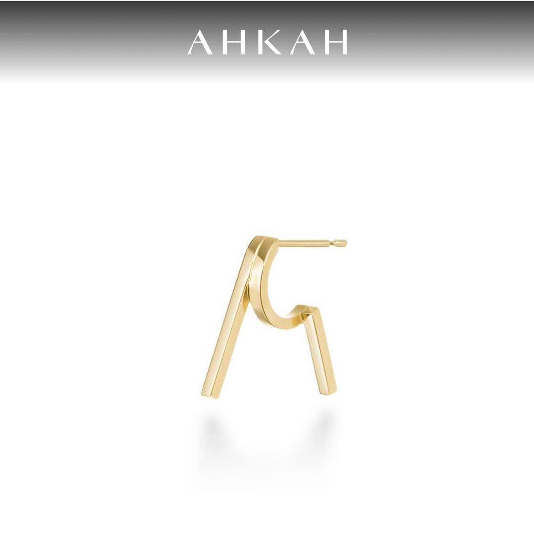 AHKAH スプリングピアス 片耳のみ K18 YG アーカースプリング ピアス | AHKAH / アーカー | 【公式