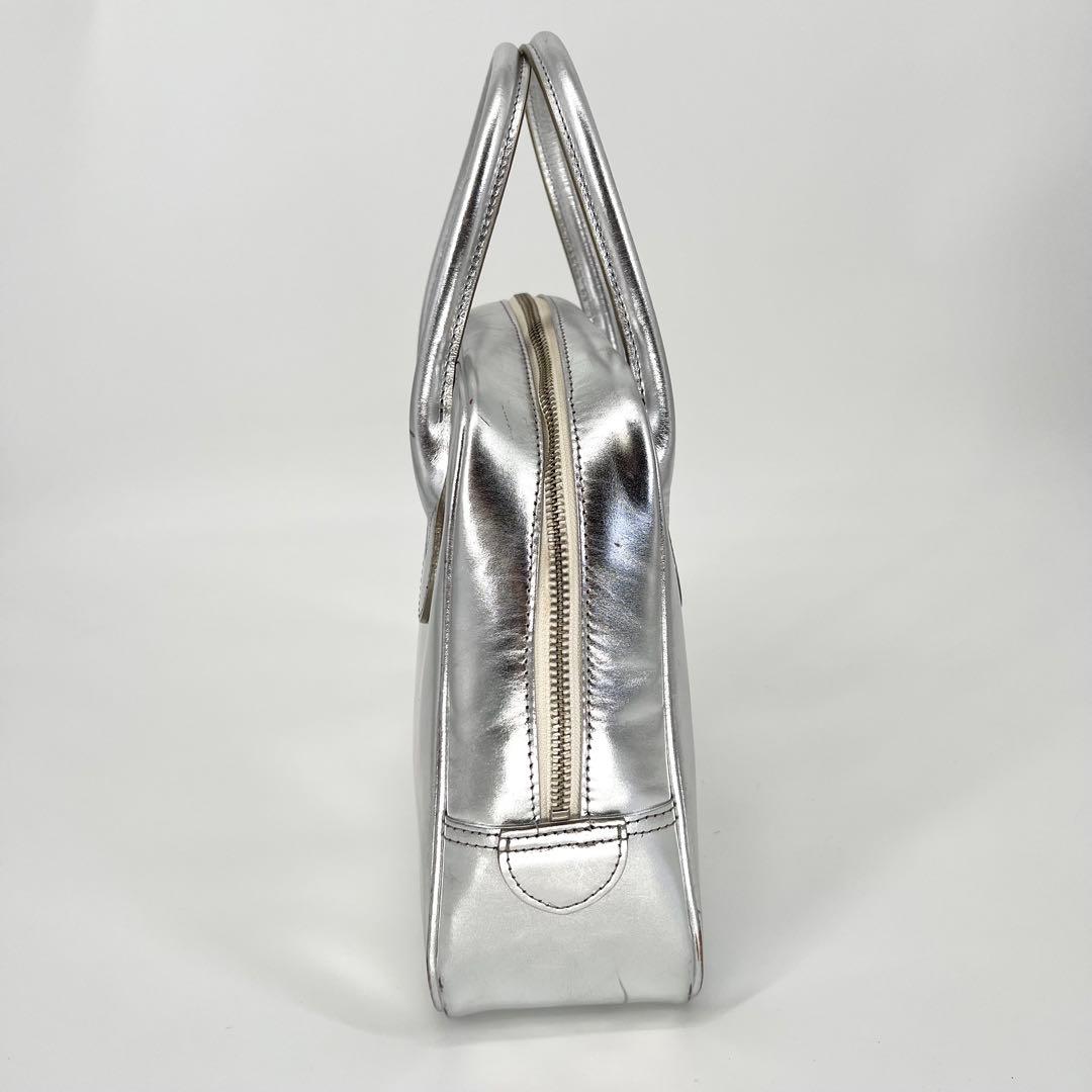 青山バッグ シルバー COMME des GARÇONS 吉田カバン 台形/牛革 - メルカリ