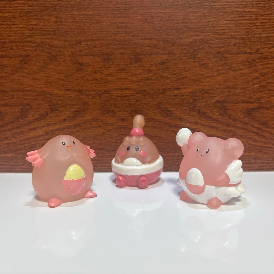 ポケモンキッズ クリア ハピナス ピンプク 指人形 ポケモン フィギュア