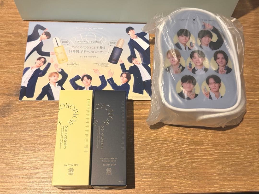 新品未開封】bior organics TravisJapan ポーチ 非売品 - メルカリ