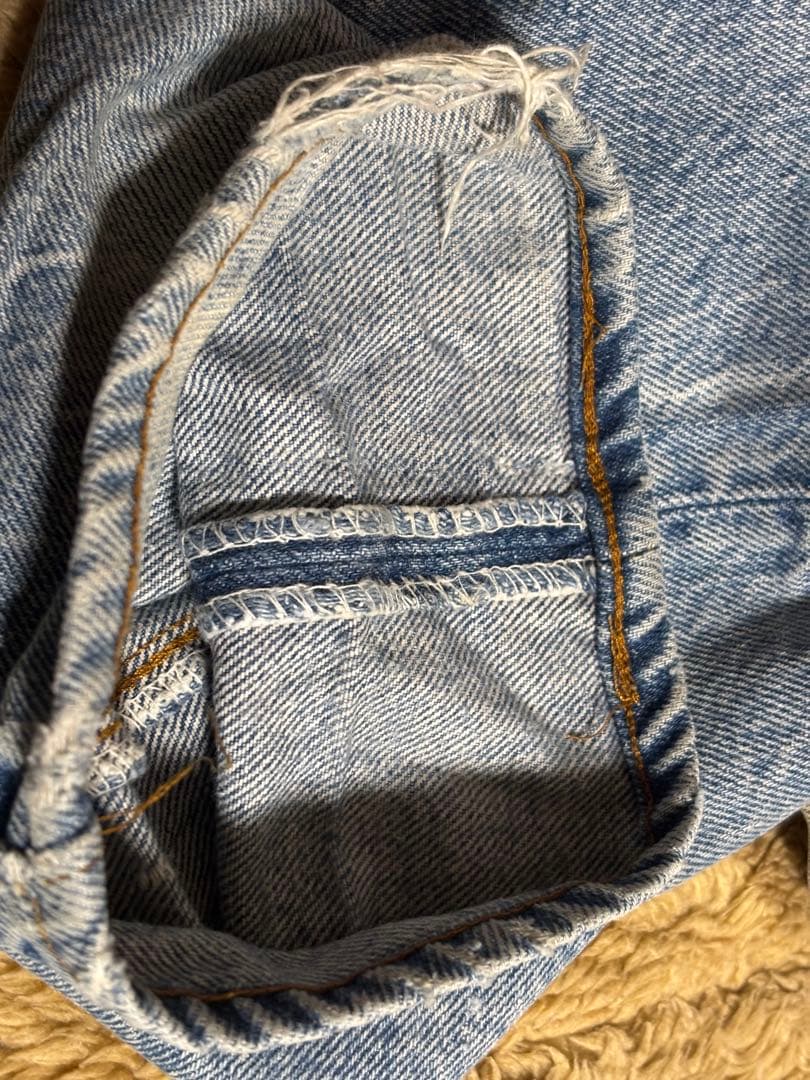 超希少】Levi's 501 66後期 ハチマル最初期 刻印6 脇割り W35 - メルカリ