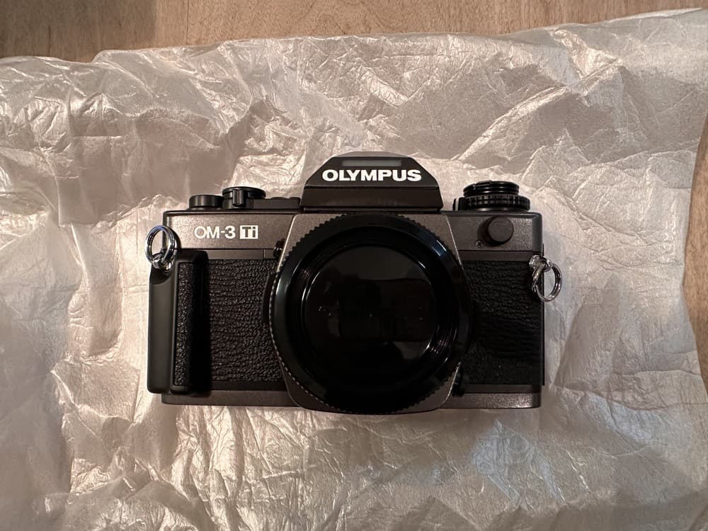 Olympus オリンパス OM-3Ti チタン ブラック 35mm - メルカリ