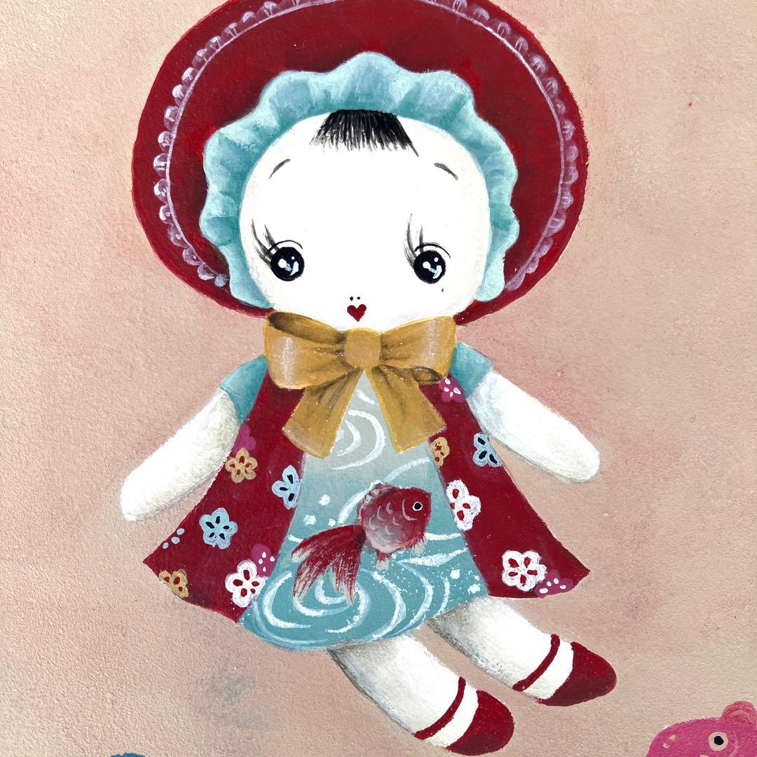 トールペイント作品✴︎チューリップ様専用✴︎文化人形 - メルカリ