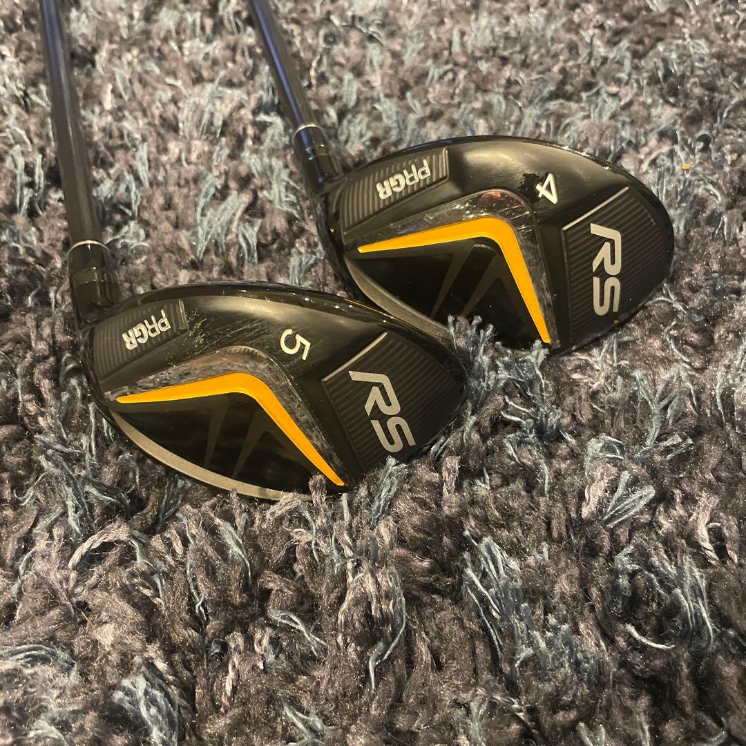 プロギアRS JUST#4#5ユーティリティクラブ 2本セット　カバー付 RS Xシリーズ】RS ユーティリティ〔スチール〕〔2024年モデル〕