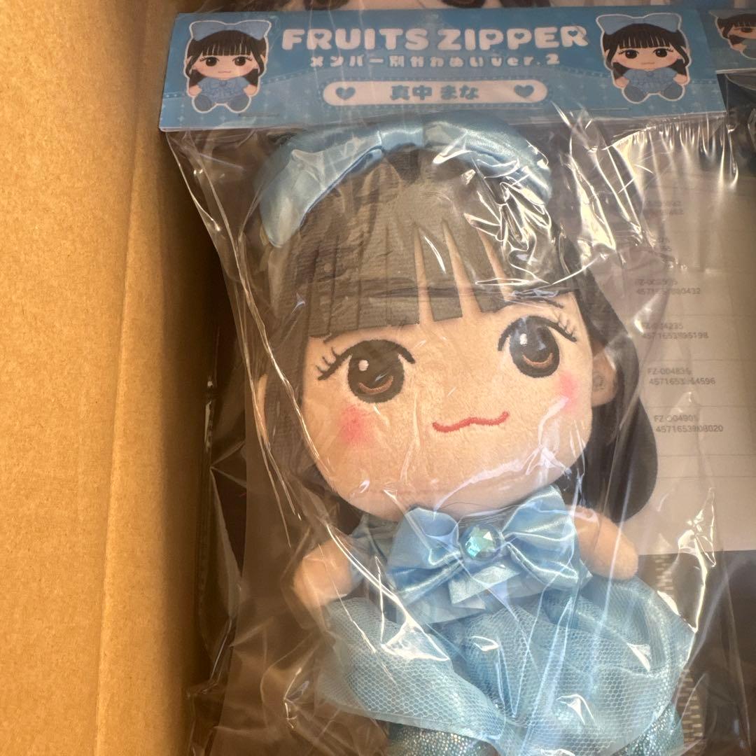 真中まな フルーツジッパー まなふぃー ぬいぐるみ ちびぬい - メルカリ