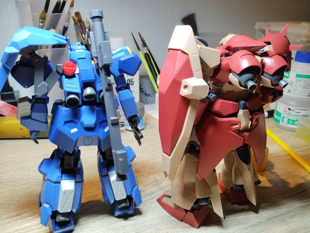 HG メッサー グスタフ・カール 組み立て済み＋ガルバルディβクリア