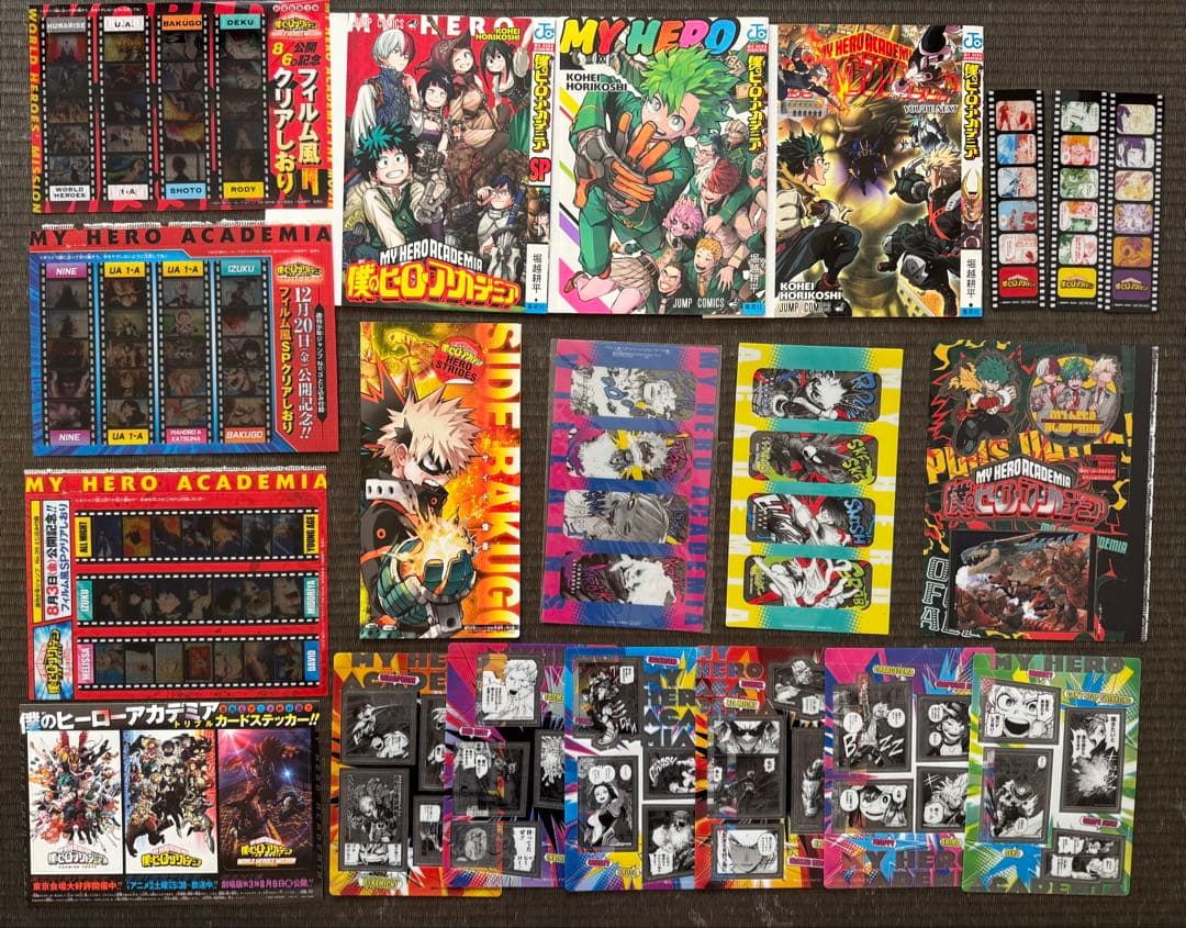 僕のヒーローアカデミア 1-42巻 全巻初版帯付き チラシ付き 関連本