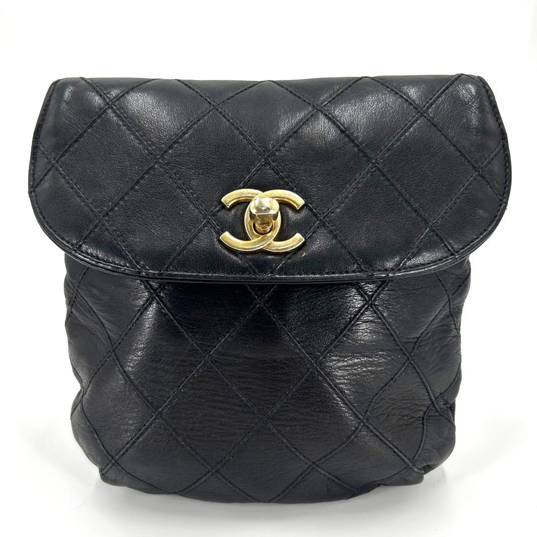 美品✨シャネルウエストポーチビコローレココマークターンロックチェーン