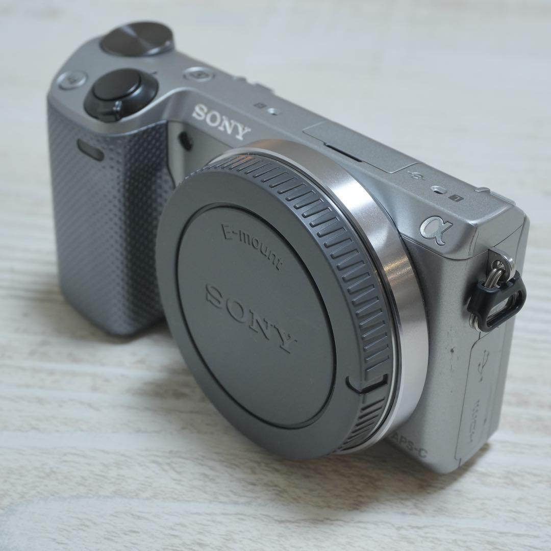 SONY NEX-5T シルバー ミラーレス一眼 APS-C - メルカリ