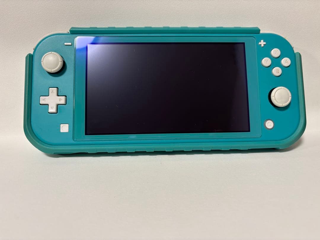 【強化ガラス・ケース付】Nintendo Switch Liteターコイズ 本体 Switch Lite用 プロテクトケース ターコイズ | ゲーム用ケース