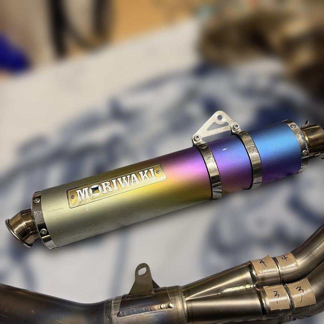 Moriwaki チタンフルエキマフラー cb400sf nc42 モリワキ - メルカリ
