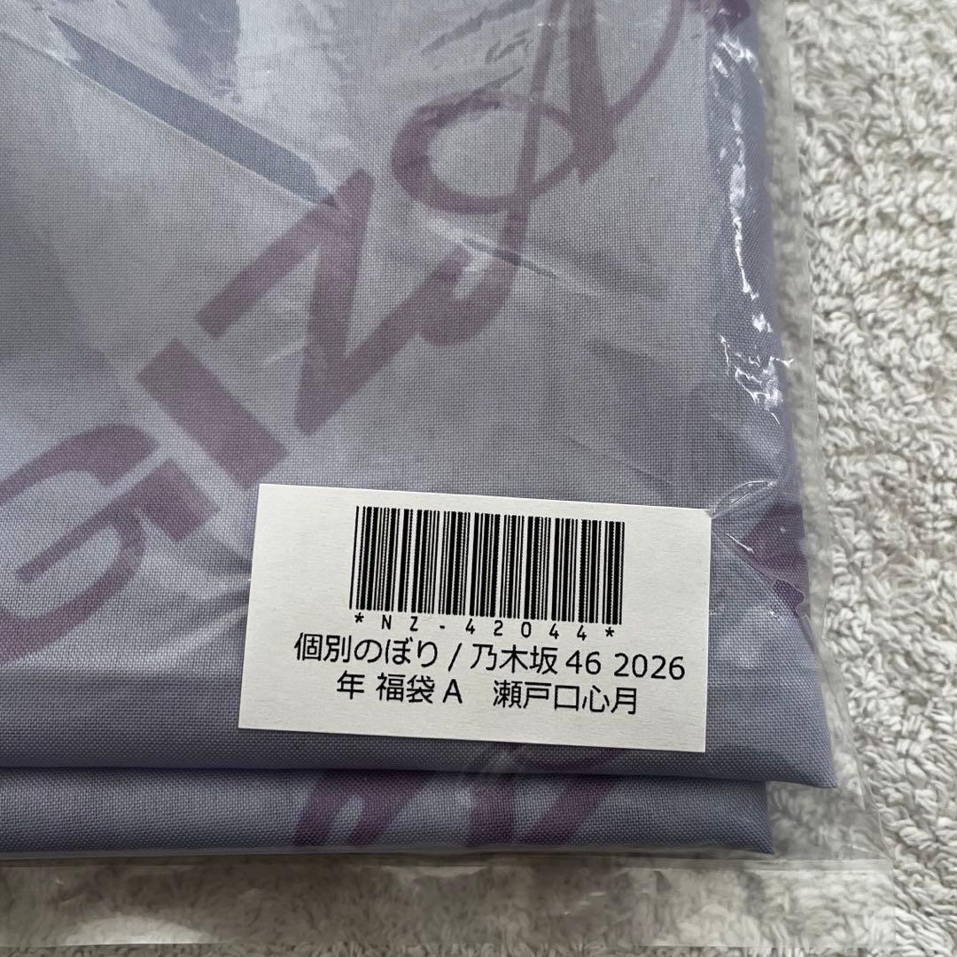 乃木坂46 lucky bag 2026 個別のぼり 瀬戸口心月 - メルカリ