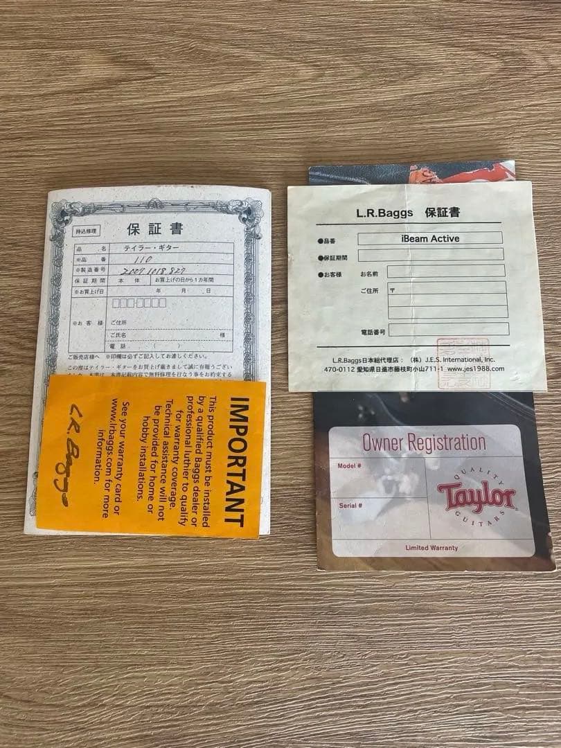 早いもの勝ちです テイラー110 高感度マイク内蔵 エレアコ 新ハード