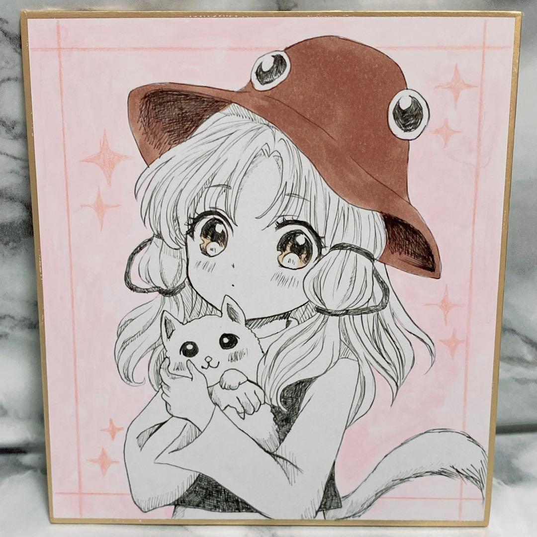 手描きイラスト 東方Project 洩矢諏訪子 原画一点物 - メルカリ