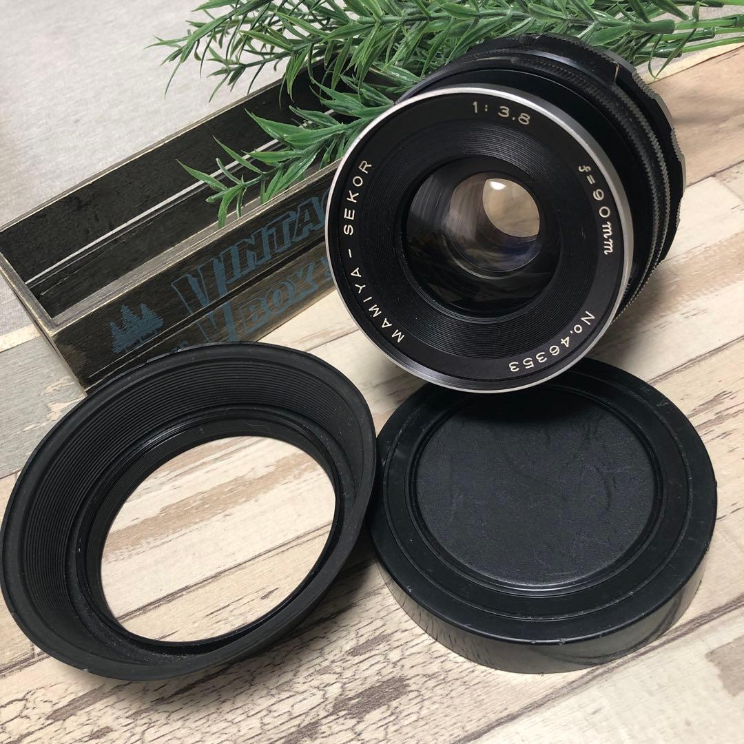 MAMIYA-SEKOR 90mm F3.8 マミヤRB67用のレンズ♪ マミヤ Mamiya RB67 Pro S / MAMIYA-SEKOR C 90mm F3.8 / Cdsプリズム