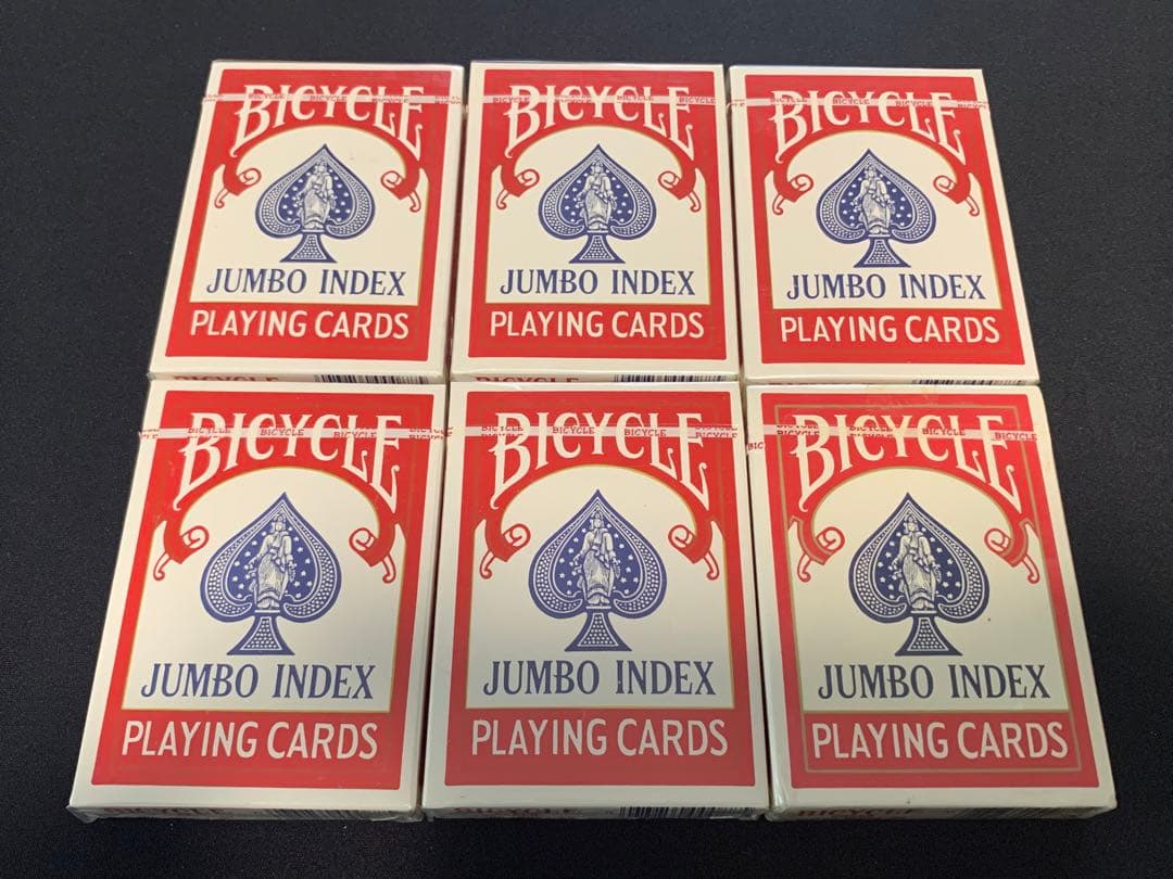 新品未開封 Bicycle Jumbo Index 6個セット - メルカリ