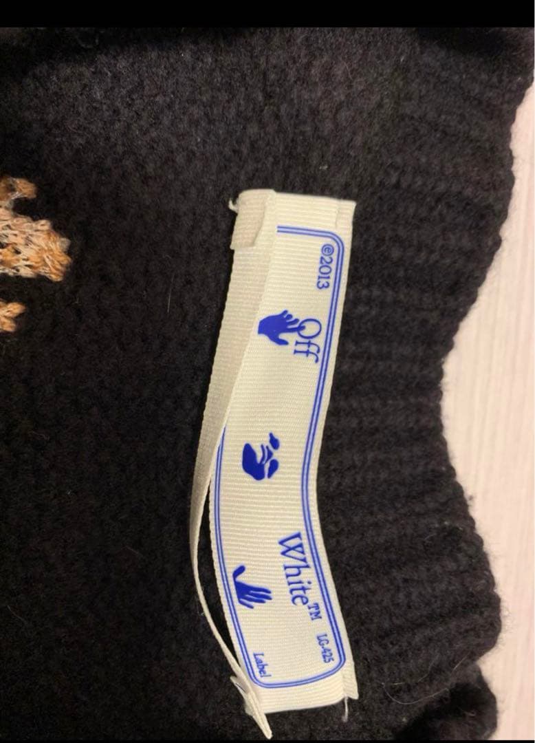 希少】OFF-WHITE パスカルニット セーター 宮川大輔着用 - メルカリ