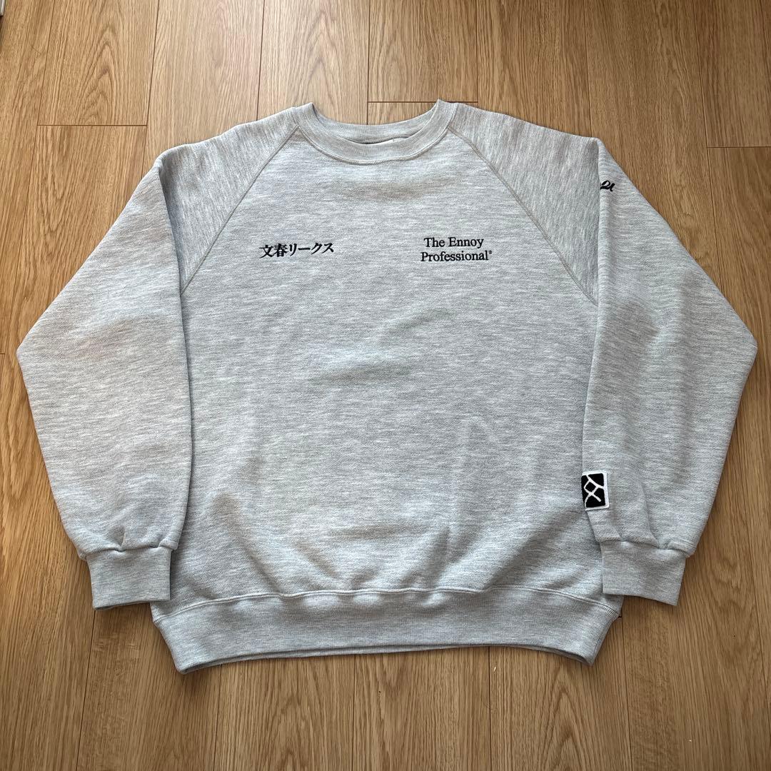 ennoy スタイリスト私物 文春リークス スウェット グレー M エンノイ