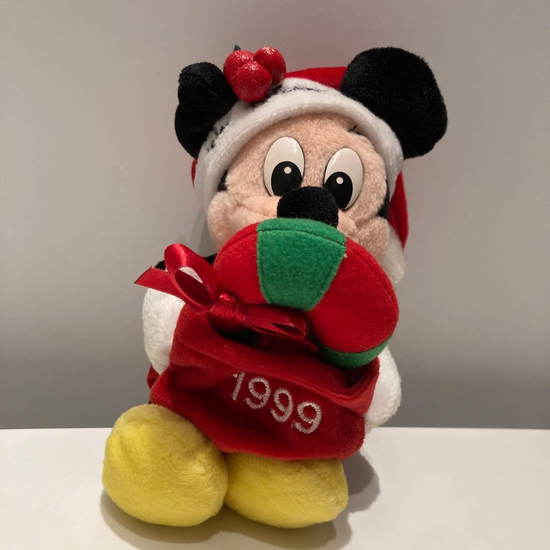ミッキーマウス 1999 クリスマス ぬいぐるみ - メルカリ