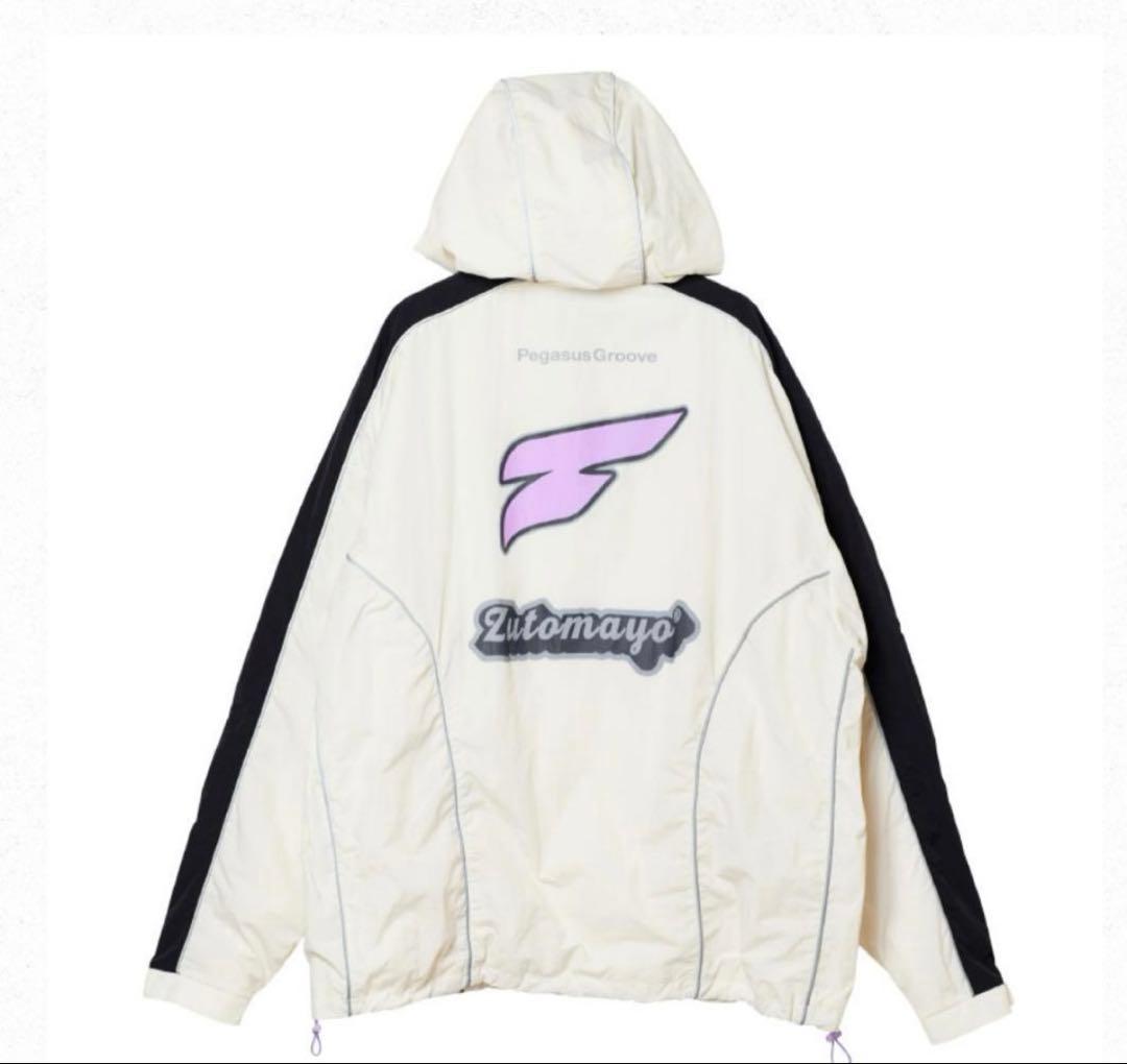ずっと真夜中でいいのに。ナイロンジャケット Nylon Jacket White