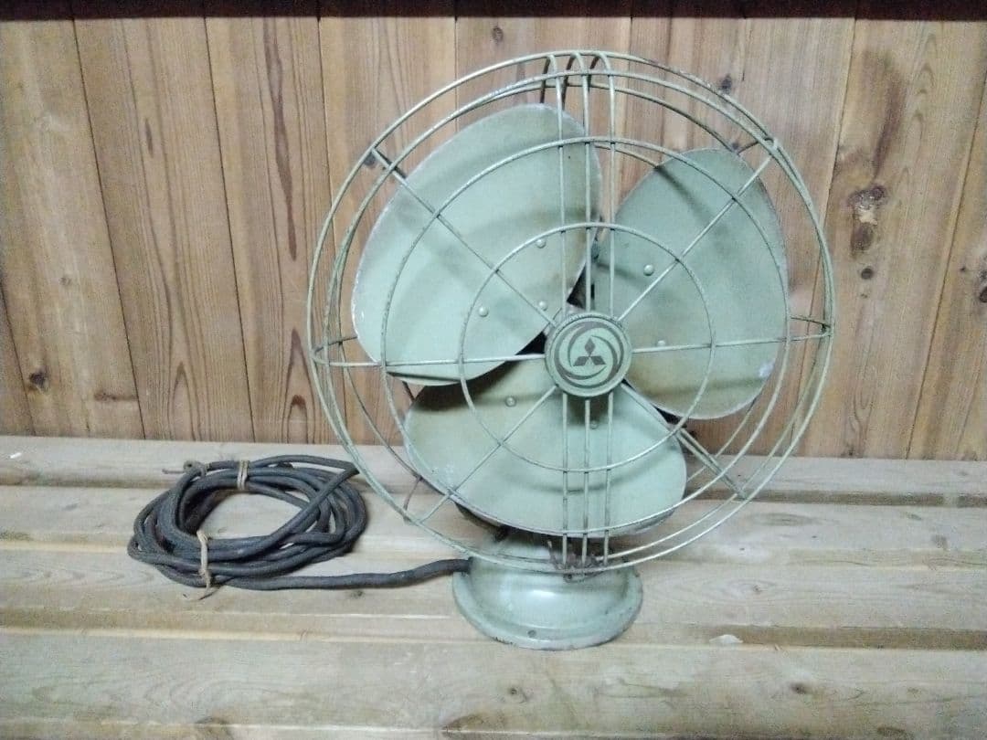 昭和レトロ　三菱扇風機 TOYの日セール対象商品】昭和レトロ 三菱 扇風機 | ブリキのおもちゃ