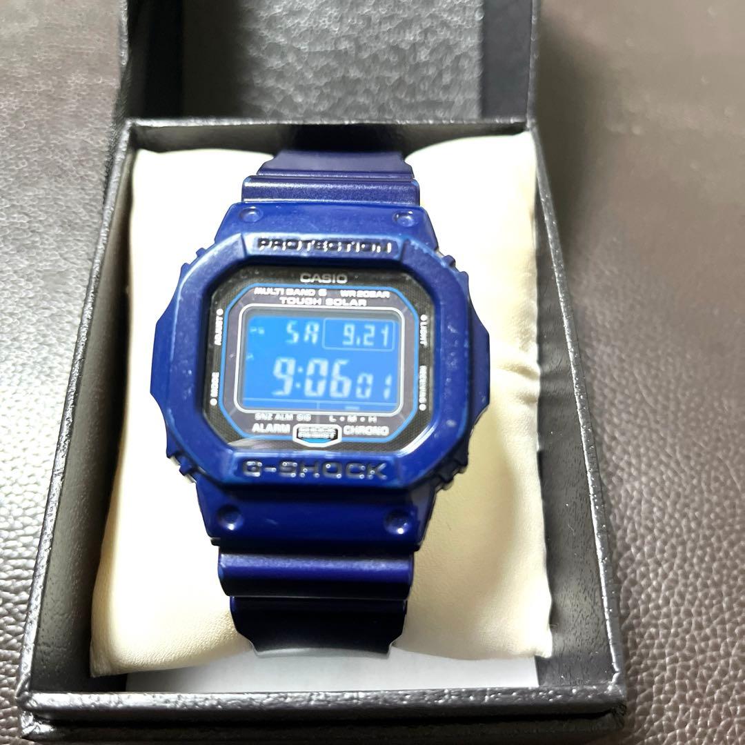 CASIO G-SHOCK タフソーラー 腕時計 (青) G-SHOCK Gショック CASIO カシオ タフソーラー GMW-B5000G-2JF