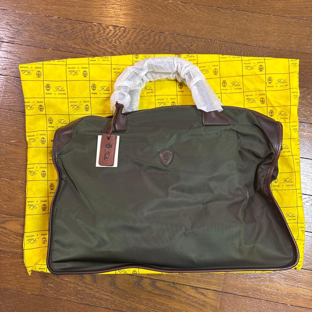 felisiオリーブグリーン ナイロン ビジネスバッグ - メルカリ