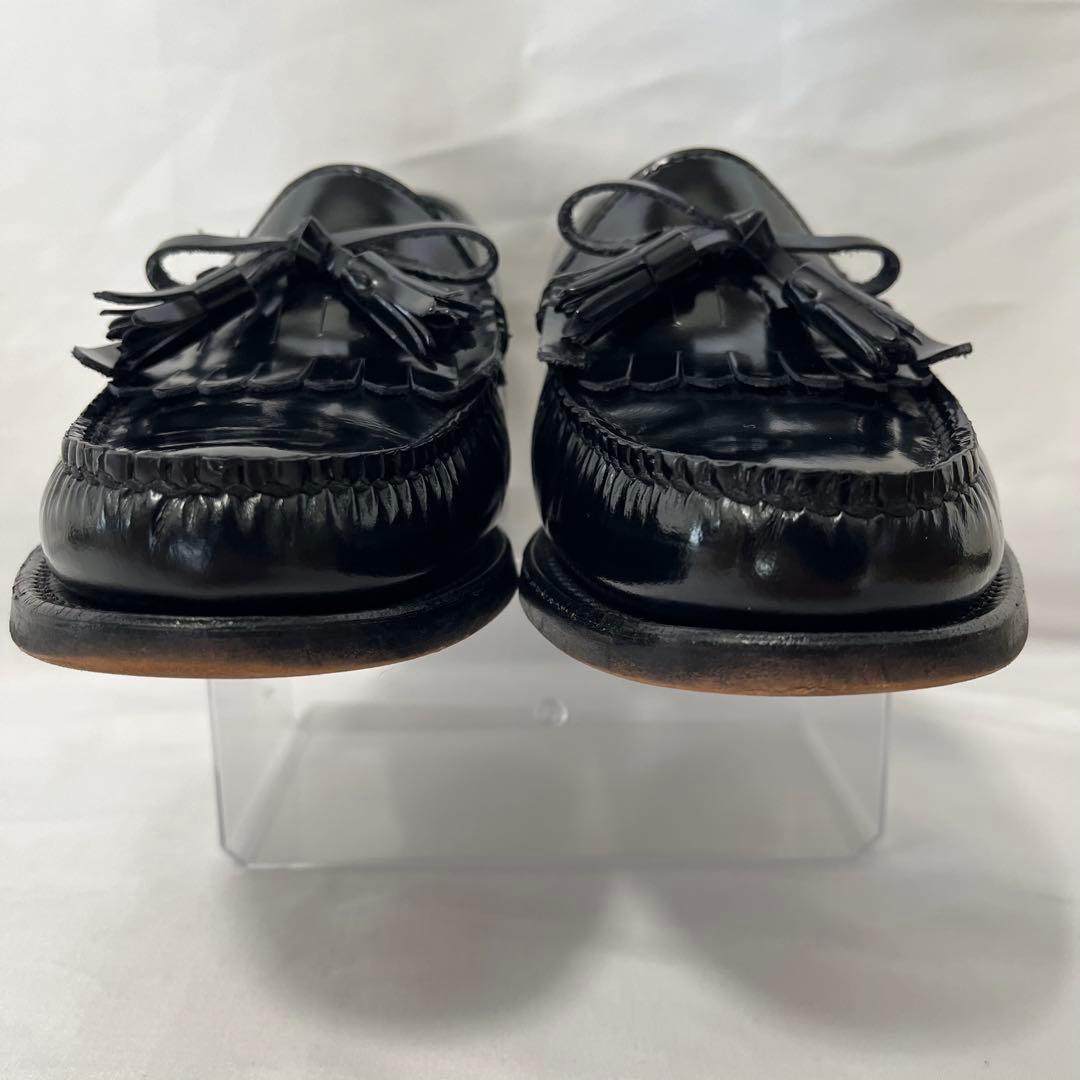 REGAL リーガル ブラック ローファー フリンジ タッセル 24㎝ w55b