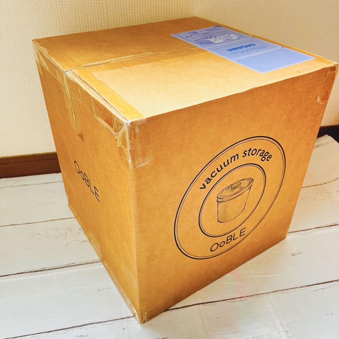 OoBLE(オーブル)OB-001WH ホワイト13L 真空保存容器 米びつ - メルカリ